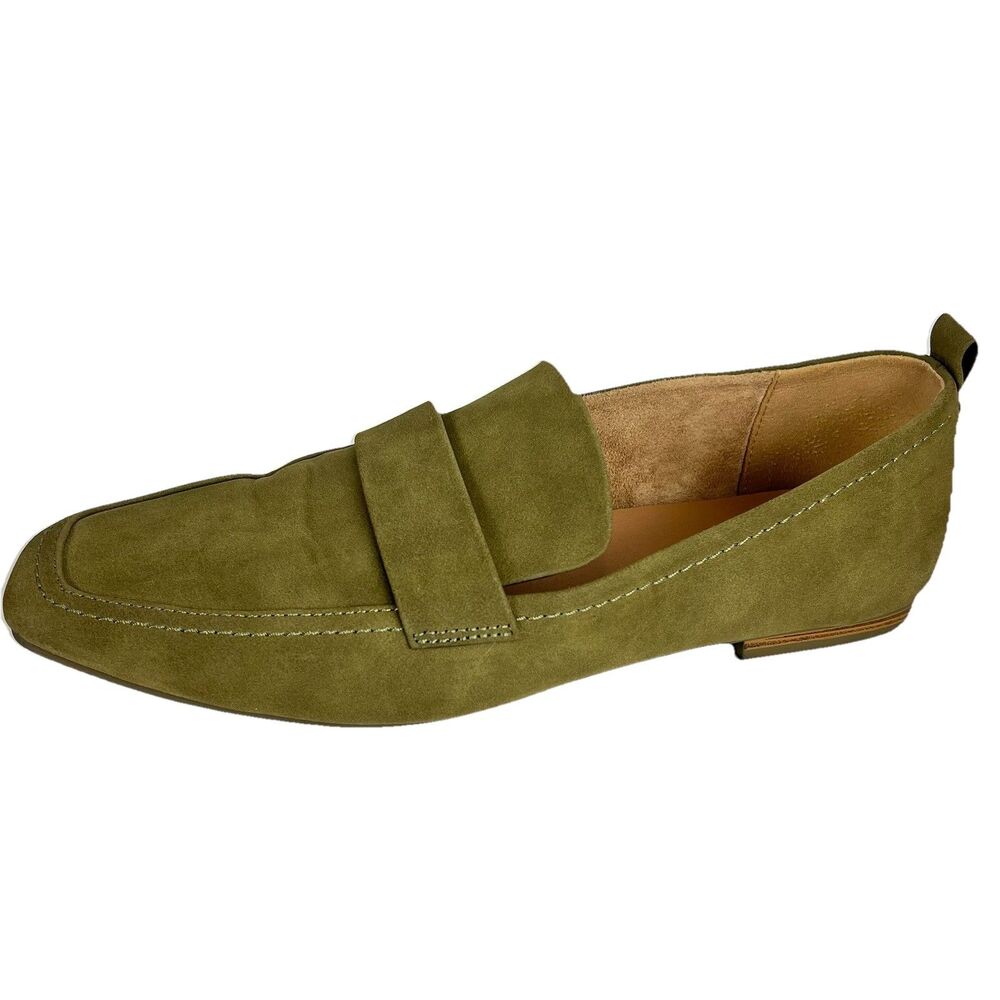 Cushionaire Gramercy Loafers Olive Green Slip On Women Size 11 - Picture 3 of 12